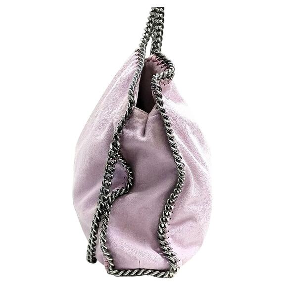 Stella McCartney Shaggy Deer Falabella Tote Bag Pink - Picture 3 of 9